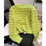 上品シャギーニットトップス 大人可愛い長袖クルーネック羽織りきれいめ韓国風フェミ… | SUNSHINE CLOSET | 詳細画像23