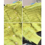 上品シャギーニットトップス 大人可愛い長袖クルーネック羽織りきれいめ韓国風フェミ… | SUNSHINE CLOSET | 詳細画像24