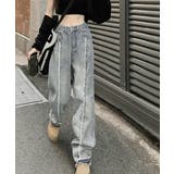 センターラインデニムパンツ ヴィンテージ | SUNSHINE CLOSET | 詳細画像1 