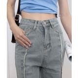 センターラインデニムパンツ ヴィンテージ | SUNSHINE CLOSET | 詳細画像15 