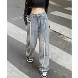 センターラインデニムパンツ ヴィンテージ | SUNSHINE CLOSET | 詳細画像3 