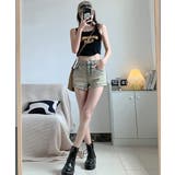 ウォッシュデニムショートパンツレディース | SUNSHINE CLOSET | 詳細画像10