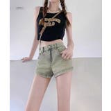 ウォッシュデニムショートパンツレディース | SUNSHINE CLOSET | 詳細画像2