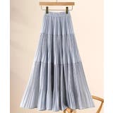 シフォンスカート ロングプリーツスカート | ANGELCLOSET | 詳細画像36