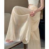 シアーワイドパンツ 冷感キュロットパンツ | SUNSHINE CLOSET | 詳細画像1 