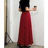 水玉柄ロングスカート ウエストゴム aラインスカート | SUNSHINE CLOSET | 詳細画像12 