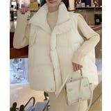 エコダウンベストレディース暖か中綿ベスト | SUNSHINE CLOSET | 詳細画像2