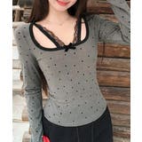 ドット柄トップス レイヤード風カットソー | SUNSHINE CLOSET | 詳細画像10 