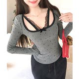 ドット柄トップス レイヤード風カットソー | SUNSHINE CLOSET | 詳細画像12 