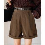 コーデュロイショートパンツ ハイウエスト | SUNSHINE CLOSET | 詳細画像1 