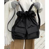 巾着風リュックサック 大容量バックパック | SUNSHINE CLOSET | 詳細画像1 