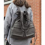 巾着風リュックサック 大容量バックパック | SUNSHINE CLOSET | 詳細画像8 