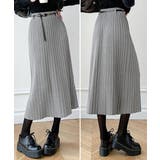 ハイウエスト プリーツニットスカート秋冬 | SUNSHINE CLOSET | 詳細画像5 