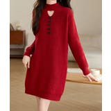 胸元セクシーニットワンピース リボン付き | SUNSHINE CLOSET | 詳細画像14 