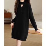 胸元セクシーニットワンピース リボン付き | SUNSHINE CLOSET | 詳細画像5 