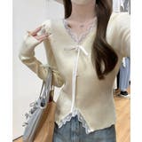 レディース 大人可愛いレースカットソー春秋 お洒落ニットソー | SUNSHINE CLOSET | 詳細画像10 