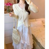 レディース 大人可愛いレースカットソー春秋 お洒落ニットソー | SUNSHINE CLOSET | 詳細画像3 