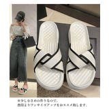 厚底サンダル ねじり配色クロスサンダル夏 | SUNSHINE CLOSET | 詳細画像6 
