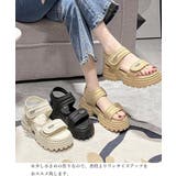 厚底ベルクロサンダル スポーツサンダル夏 | SUNSHINE CLOSET | 詳細画像13 