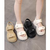 厚底ベルクロサンダル スポーツサンダル夏 | SUNSHINE CLOSET | 詳細画像14 