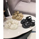 厚底ベルクロサンダル スポーツサンダル夏 | SUNSHINE CLOSET | 詳細画像15 