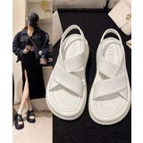 厚底クロスサンダル コンフォートサンダル | SUNSHINE CLOSET | 詳細画像7