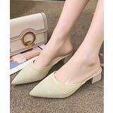 ニットミュールパンプス チャンキーヒール | SUNSHINE CLOSET | 詳細画像9