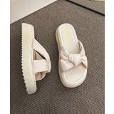 厚底サンダル ミュールサンダル 美脚 夏 | ANGELCLOSET | 詳細画像14