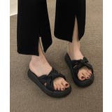 厚底サンダル ミュールサンダル 美脚 夏 | ANGELCLOSET | 詳細画像5