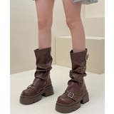 ショートブーツ 厚底カバーミドルブーツ | ANGELCLOSET | 詳細画像10
