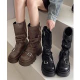 ショートブーツ 厚底カバーミドルブーツ | ANGELCLOSET | 詳細画像15