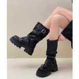 ショートブーツ 厚底カバーミドルブーツ | ANGELCLOSET | 詳細画像6