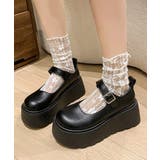 厚底ローファー レディース韓国風 美脚靴 | SUNSHINE CLOSET | 詳細画像1 