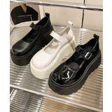 厚底ローファー レディース韓国風 美脚靴 | SUNSHINE CLOSET | 詳細画像18 