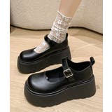 厚底ローファー レディース韓国風 美脚靴 | SUNSHINE CLOSET | 詳細画像2 