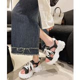 レースアップスニーカーサンダル厚底靴美脚 | SUNSHINE CLOSET | 詳細画像3