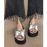 リボンサンダルレディース厚底サンダル夏靴 | SUNSHINE CLOSET | 詳細画像2 