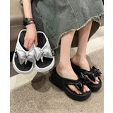 トングサンダル リボン付きビーチサンダル | ANGELCLOSET | 詳細画像6