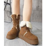 ボアムートンブーツ裏起毛 厚底ブーツ冬靴 | SUNSHINE CLOSET | 詳細画像11