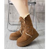 ボアムートンブーツ裏起毛 厚底ブーツ冬靴 | SUNSHINE CLOSET | 詳細画像12