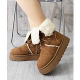 ボアムートンブーツ裏起毛 厚底ブーツ冬靴 | SUNSHINE CLOSET | 詳細画像14