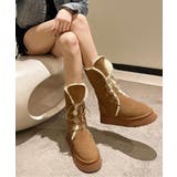 ボアムートンブーツ裏起毛 厚底ブーツ冬靴 | SUNSHINE CLOSET | 詳細画像6