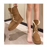 ボアムートンブーツ裏起毛 厚底ブーツ冬靴 | SUNSHINE CLOSET | 詳細画像9