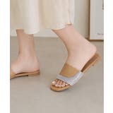 ラインストーンスリッパサンダル 大人上品 ワイドベルトミュールサンダルきれいめ | SUNSHINE CLOSET | 詳細画像10