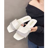 ラインストーンスリッパサンダル 大人上品 ワイドベルトミュールサンダルきれいめ | SUNSHINE CLOSET | 詳細画像18