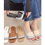 ラインストーンスリッパサンダル 大人上品 ワイドベルトミュールサンダルきれいめ | SUNSHINE CLOSET | 詳細画像29