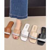 ラインストーンスリッパサンダル 大人上品 ワイドベルトミュールサンダルきれいめ | SUNSHINE CLOSET | 詳細画像30