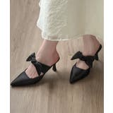 ミュールサンダルレディース きれいめ 歩きやすいリボンパンプス上品 | SUNSHINE CLOSET | 詳細画像11