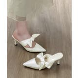 ミュールサンダルレディース きれいめ 歩きやすいリボンパンプス上品 | SUNSHINE CLOSET | 詳細画像3