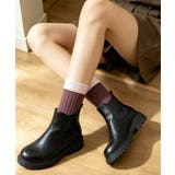 バイカラー靴下 柔らかい履き心地カラーソックス伸縮性 韓国ファッション | SUNSHINE CLOSET | 詳細画像13 
